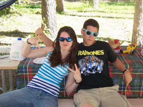 The first known image of Jenny & Ryan. Memorial Day 2010(?)